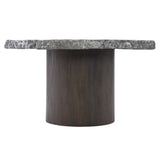 Cahill Reclaimed Aluminum/Grey Brown Dining Table - Ornate Home