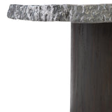 Cahill Reclaimed Aluminum/Grey Brown Dining Table - Ornate Home