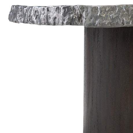 Cahill Reclaimed Aluminum/Grey Brown Dining Table - Ornate Home