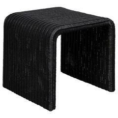 Cahya Black 2-piece Rattan Coffee and End Table Set - Ornate Home