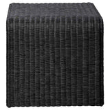 Cahya Black 2-piece Rattan Coffee and End Table Set - Ornate Home