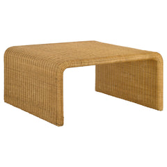 Cahya Natural 2-piece Rattan Coffee and End Table Set - Ornate Home
