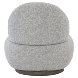 Caicos Weathered Teak/Grey Outdoor Swivel Chair - Ornate Home