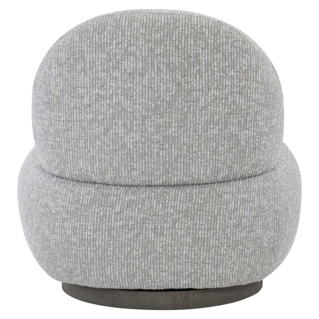 Caicos Weathered Teak/Grey Outdoor Swivel Chair - Ornate Home