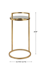 Cailin Gold Accent Table - Ornate Home