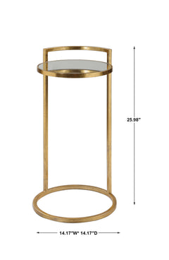 Cailin Gold Accent Table - Ornate Home