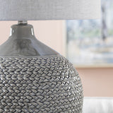 Cairo Grey Table Lamp - Ornate Home