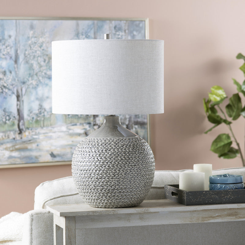 Cairo Grey Table Lamp - Ornate Home