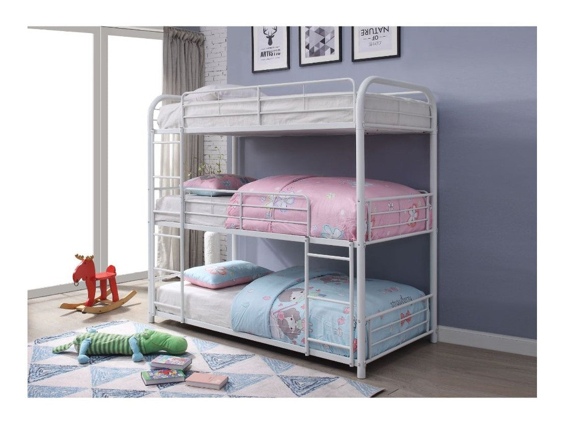Cairo White Bunk Bed - Ornate Home