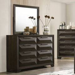 Caistor Espresso 5 Pc. Queen Bedroom Set w/ 2NS - Ornate Home