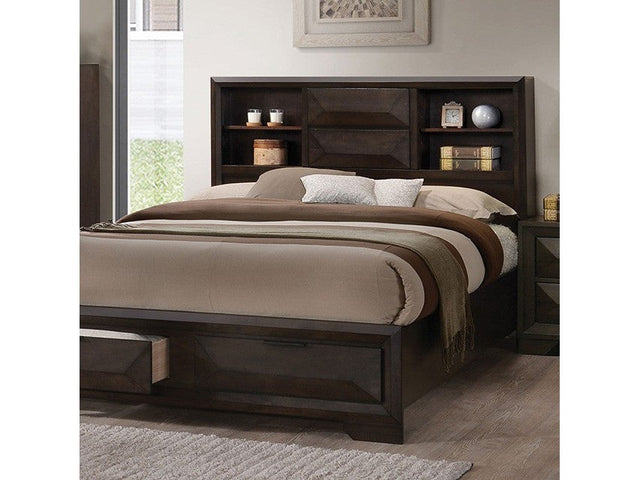 Caistor Espresso E.King Bed - Ornate Home
