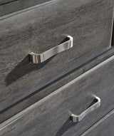 Caitbrook Gray California King Storage Bedroom Set with Dresser, Mirror, and Nighstand - Ornate Home