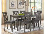 Caitbrook Gray Dining Room Set / (Set of 7) - Ornate Home