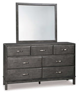 Caitbrook Gray Dresser & Mirror - Ornate Home