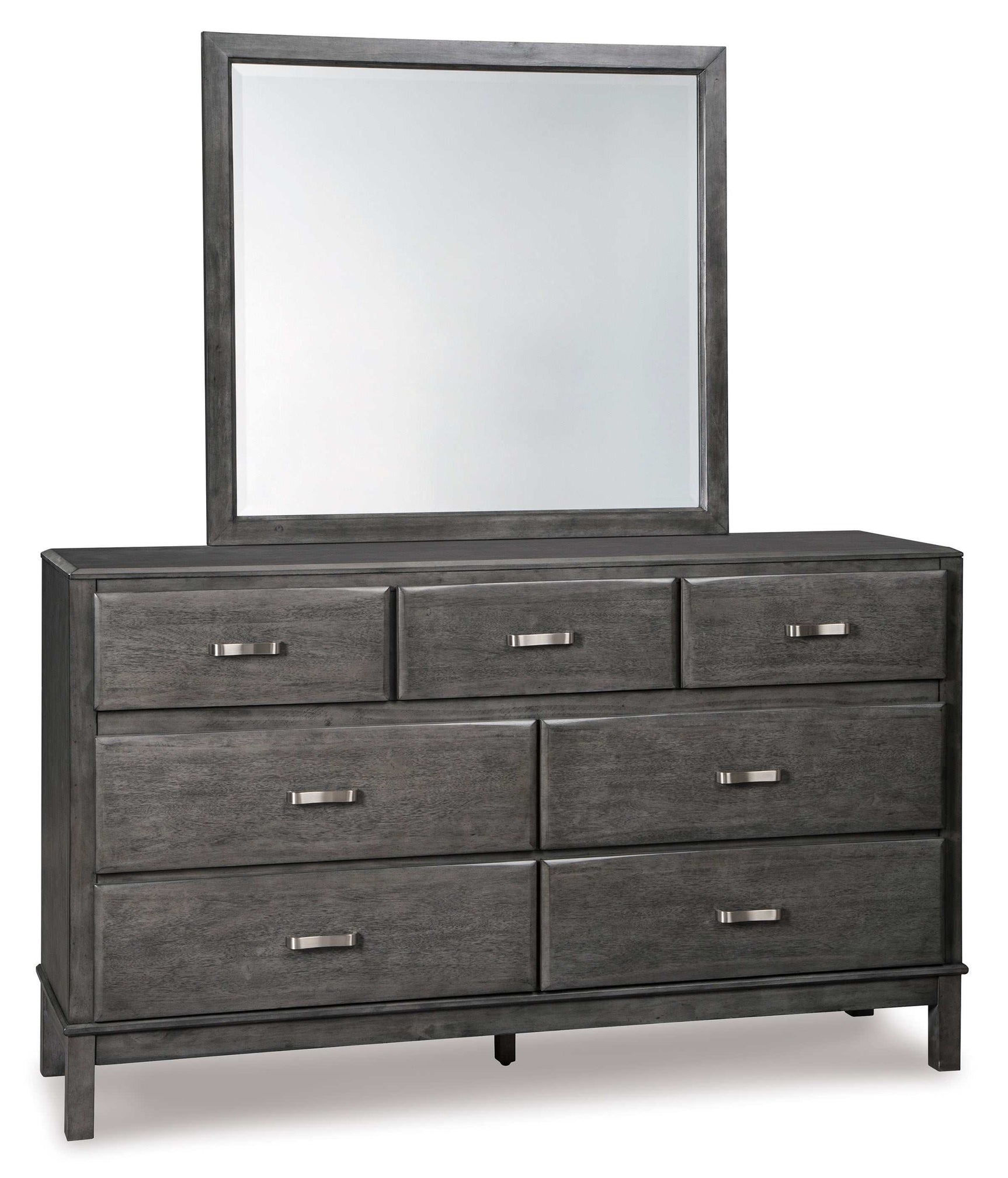 Caitbrook Gray Dresser & Mirror - Ornate Home