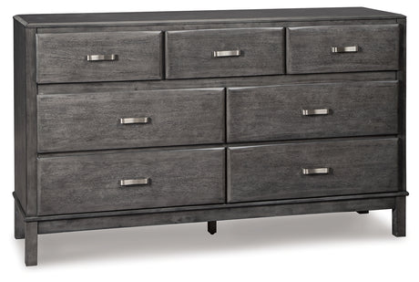 Caitbrook Gray Full Storage Bed, Dresser and Chest - Ornate Home