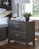 Caitbrook Gray Full Storage Bedroom Set with Dresser, Mirror and Nightstand - Ornate Home