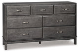 Caitbrook Gray Full Storage Bedroom Set with Dresser and Nightstand - Ornate Home
