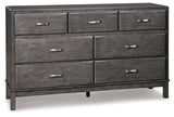 Caitbrook Gray King Storage Bedroom Set with Dresser and Nightstand - Ornate Home