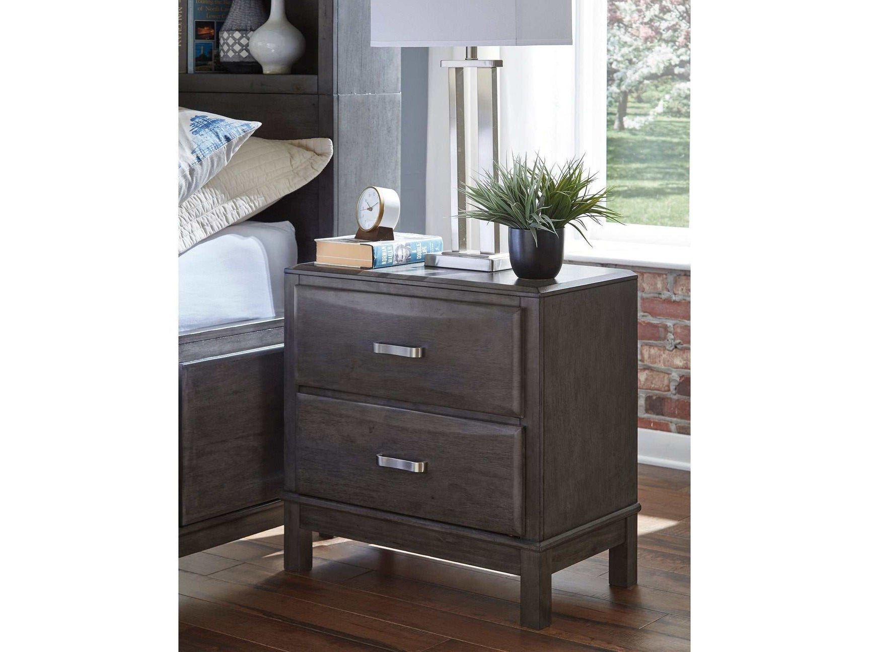 Caitbrook Gray Nightstand (Online Special Price) - Ornate Home