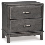 Caitbrook Gray Queen Storage Bedroom Set with Dresser and Nightstand - Ornate Home