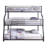 Caius II Triple Bunk Bed - Twin/Full/Queen - Ornate Home