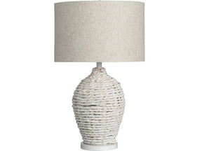 Cala Saona White Table Lamp - Ornate Home
