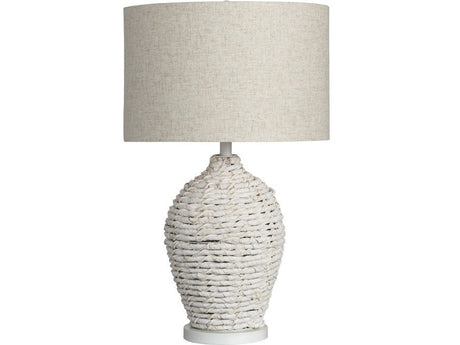 Cala Saona White Table Lamp - Ornate Home