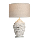 Cala Saona White Table Lamp - Ornate Home