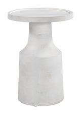 Cala White Side Table - Ornate Home