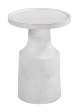 Cala White Side Table - Ornate Home