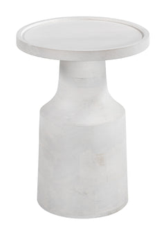 Cala White Side Table - Ornate Home