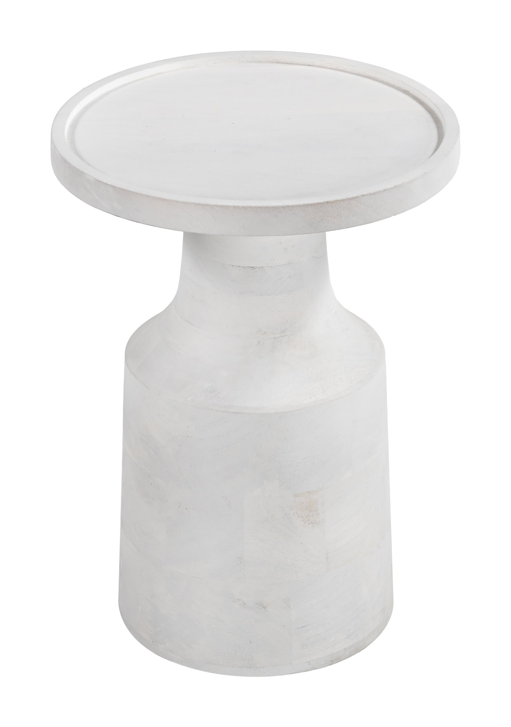 Cala White Side Table - Ornate Home