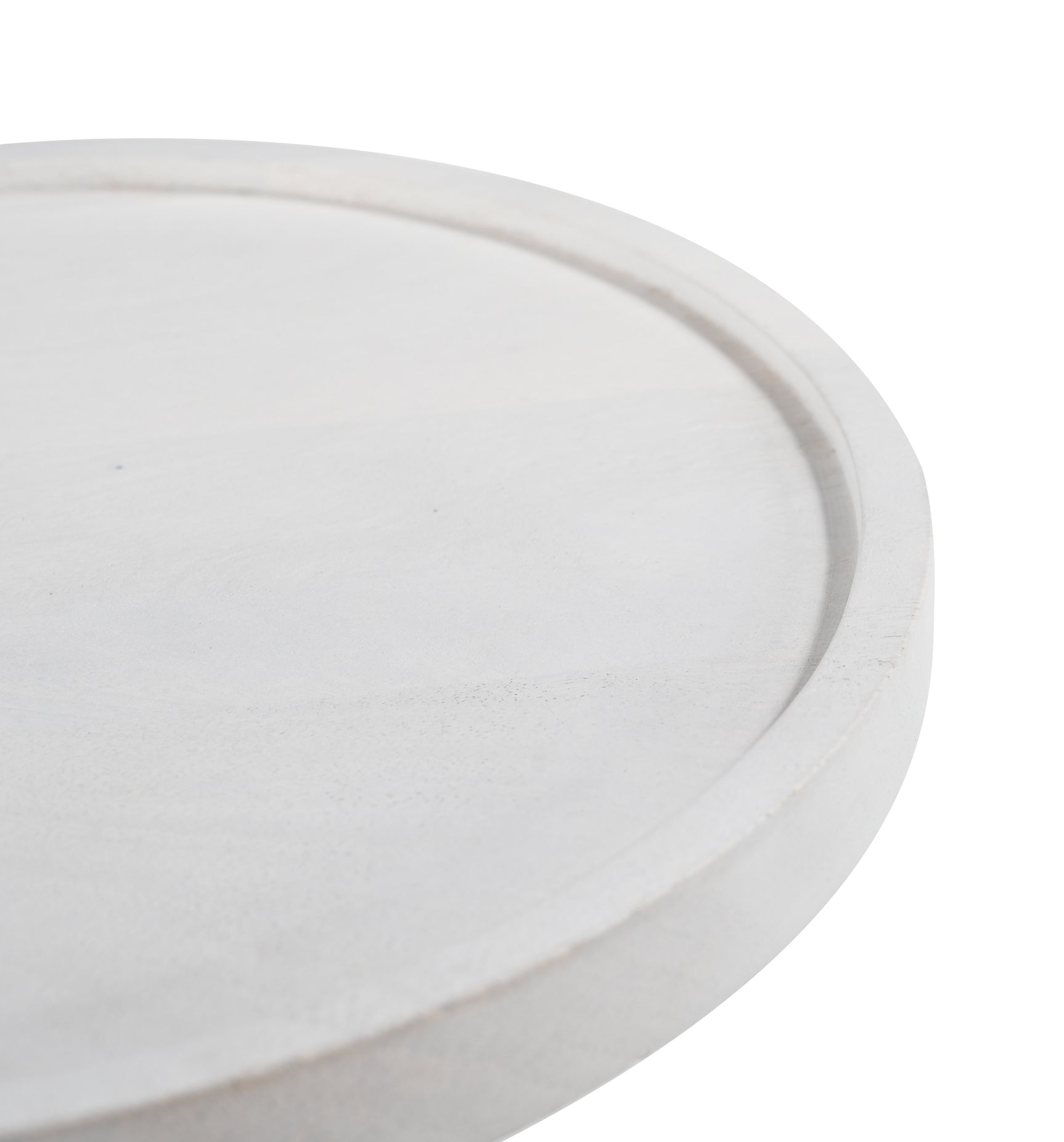 Cala White Side Table - Ornate Home