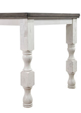 Calabria Antique White/Gray 7 Pc Counter Ht Table Set - Ornate Home