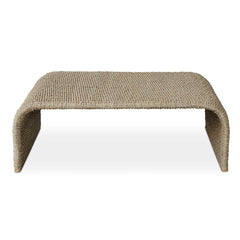 Calabria Brown Woven Seagrass Coffee Table - Ornate Home