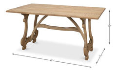 Calambac Brown Dining Table - Ornate Home