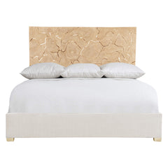 Calavaras Natural Wood King Panel Bed - Ornate Home