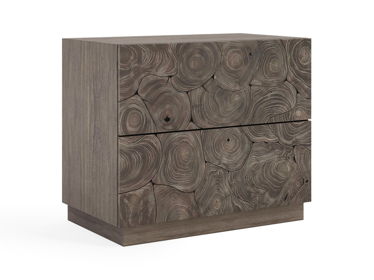 Calavaras Smoked Truffle Nightstand - Ornate Home