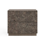 Calavaras Smoked Truffle Nightstand - Ornate Home