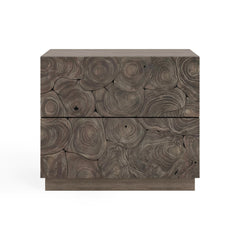 Calavaras Smoked Truffle Nightstand - Ornate Home