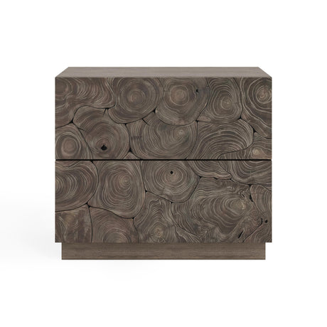 Calavaras Smoked Truffle Nightstand - Ornate Home