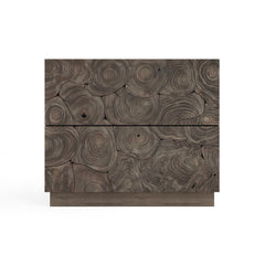 Calavaras Smoked Truffle Nightstand - Ornate Home