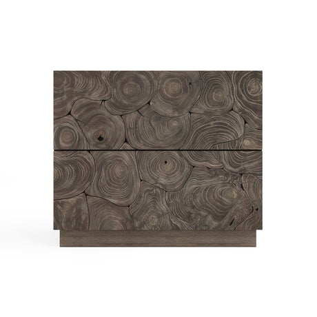 Calavaras Smoked Truffle Nightstand - Ornate Home