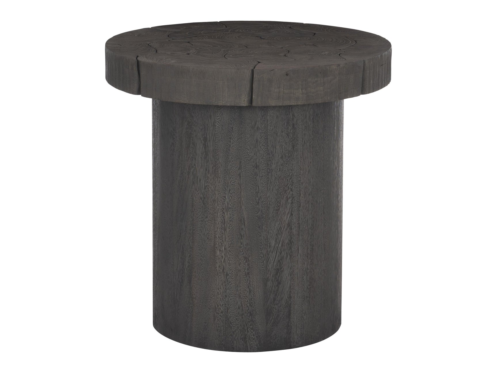 Calavaras Smoked Truffle Side Table - Ornate Home