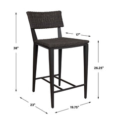Calbas Java Outdoor Counter Stool - Ornate Home