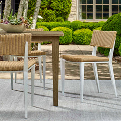 Calbas White Outdoor Dining Chair - Ornate Home