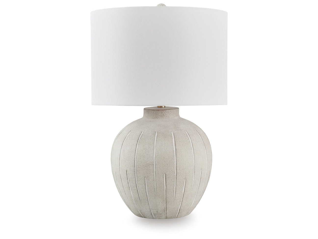 Calbert Warm Gray Table Lamp (Online Special Price) - Ornate Home