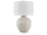 Calbert Warm Gray Table Lamp (Online Special Price) - Ornate Home