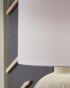 Calbert Warm Gray Table Lamp - Ornate Home